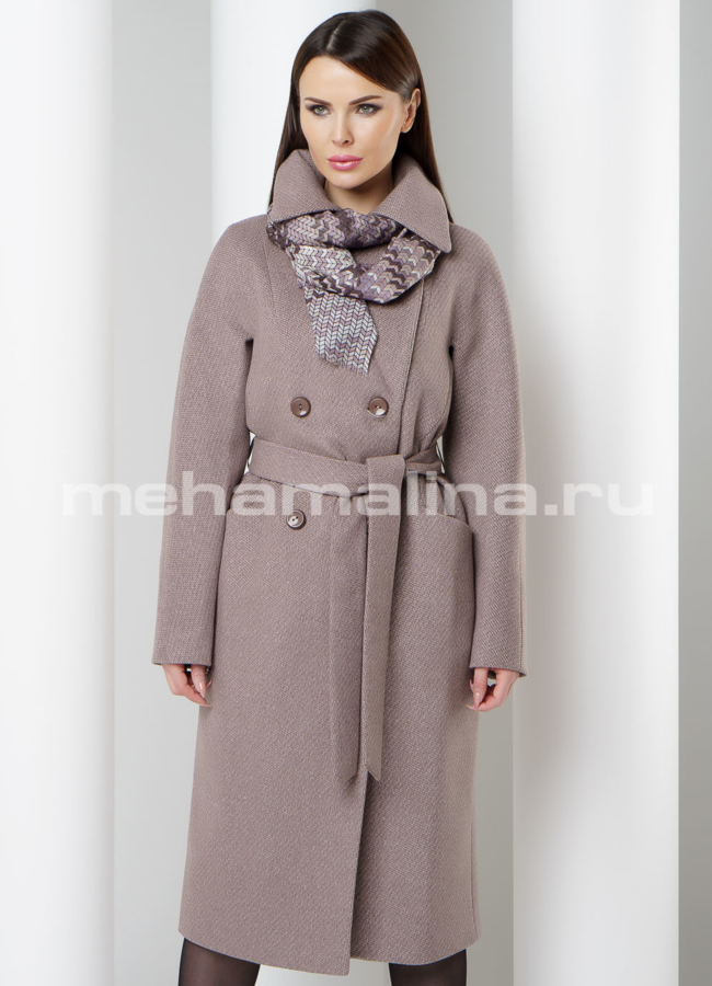 Пальто Avalon модель № 2425 меха малина