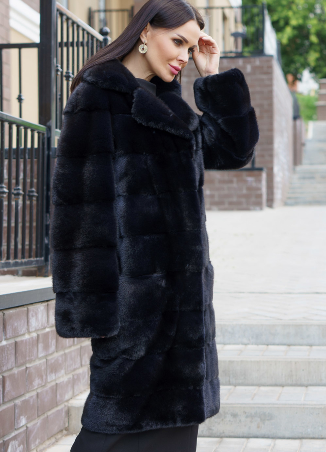 Шуба норка модель № S-573 в кредит