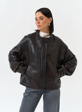 Женская куртка из натуральной кожи