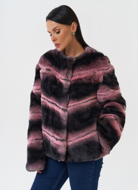 Короткая шуба из меха кролика Короткая шуба из меха кролика