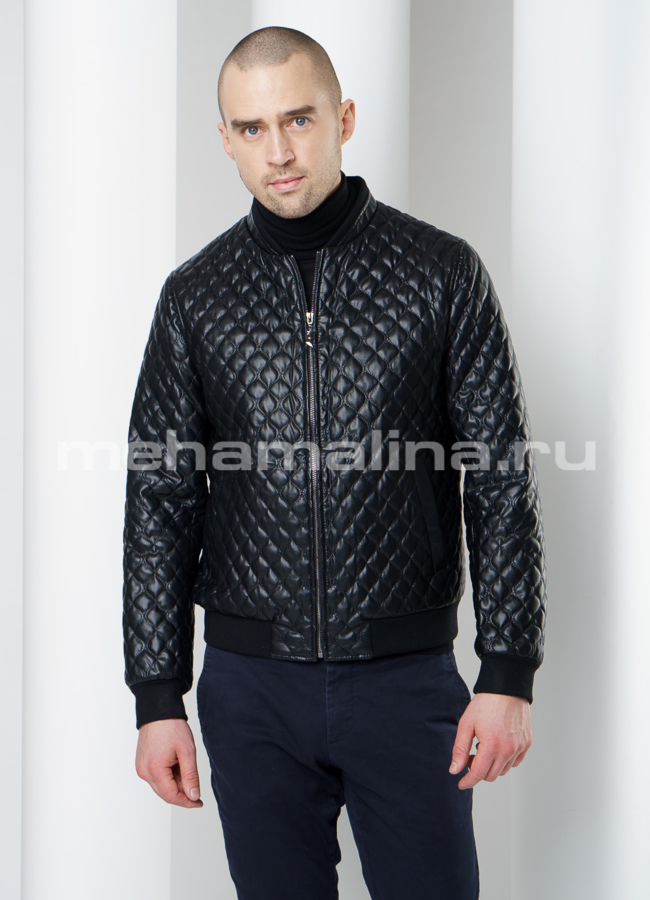 Мужская куртка на резинке модель № KP-202 универмаг малина