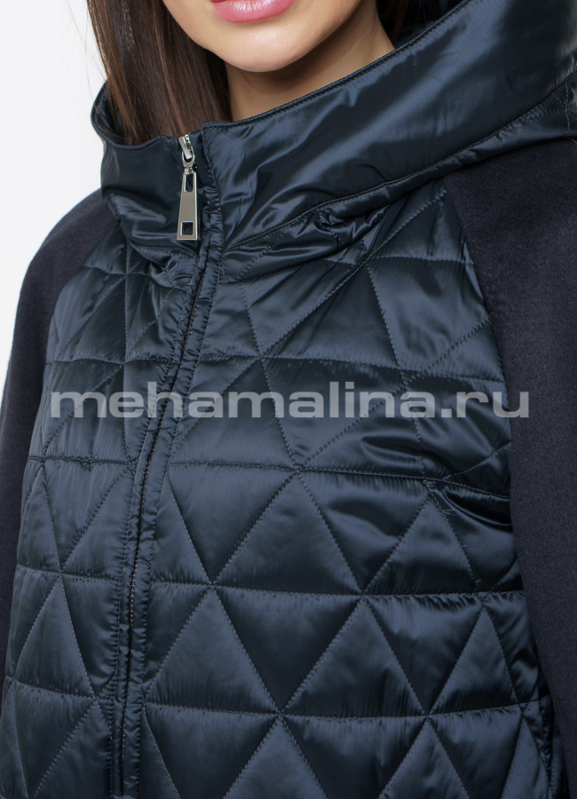 Куртка комбинированная  модель № PK-65 универмаг малина