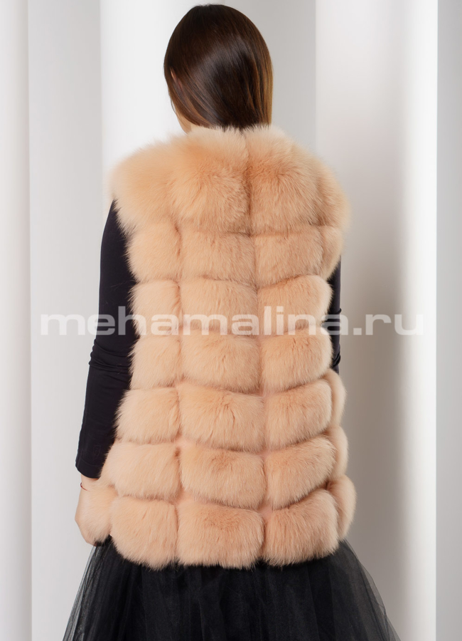 Жилет из песца модель № M-164 в кредит
