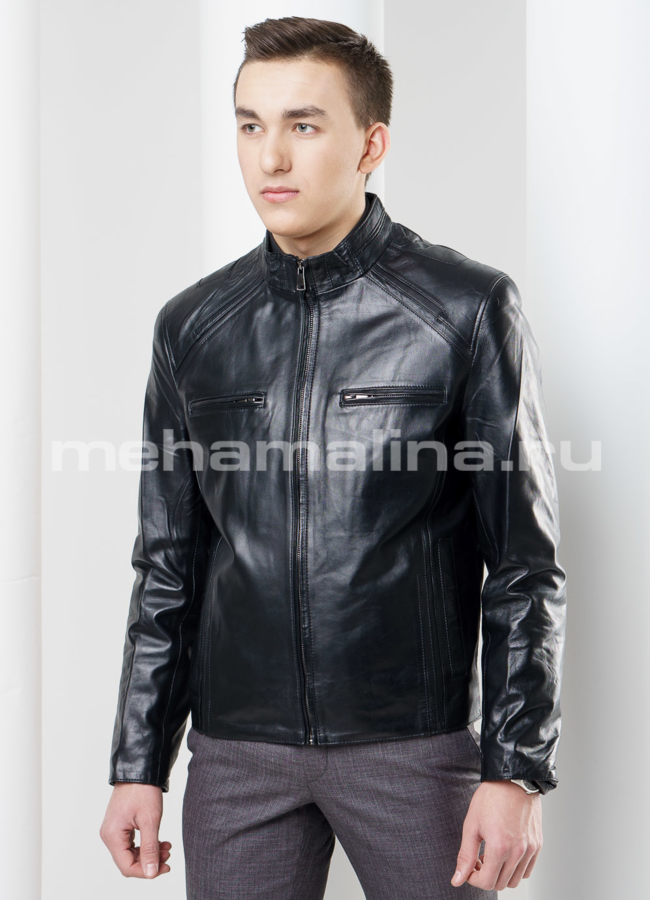 фото Куртка кожаная  модель № KP-135