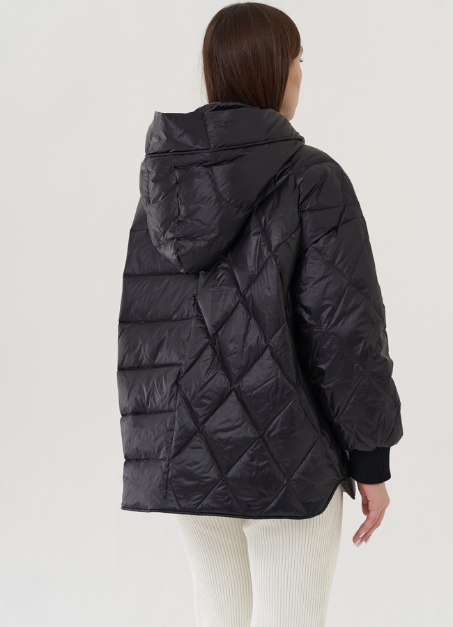 Куртка женская с капюшоном  модель № 25953 универмаг малина