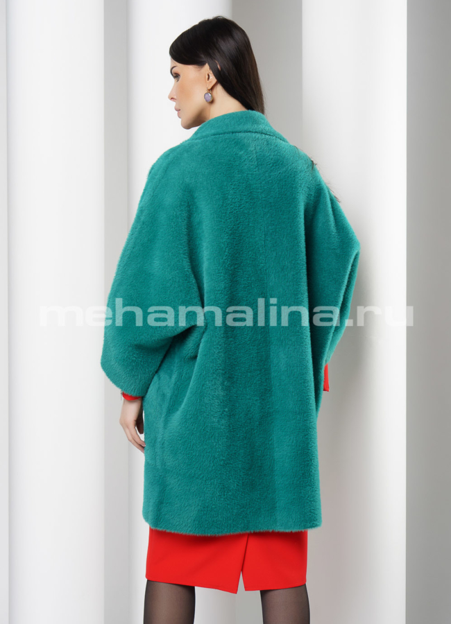 Женское пальто из микроворса модель № 10970 в кредит