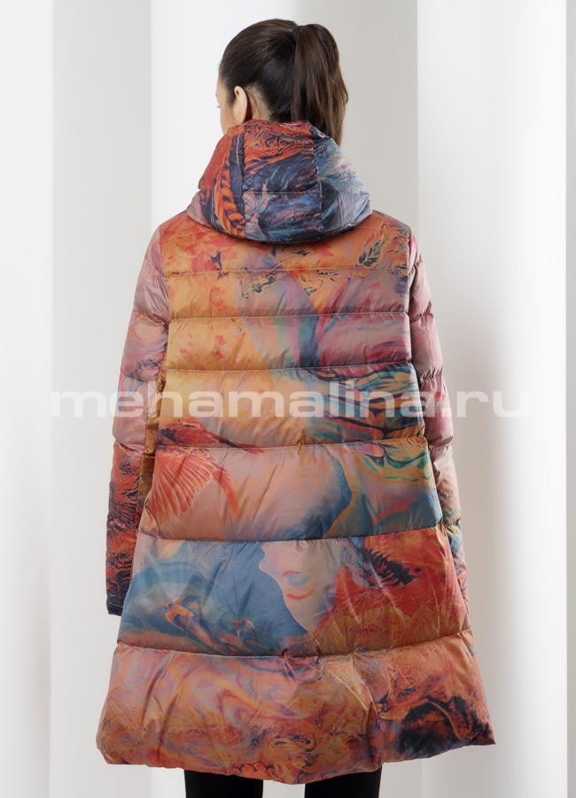 Пуховик на молнии модель № П-80 в кредит