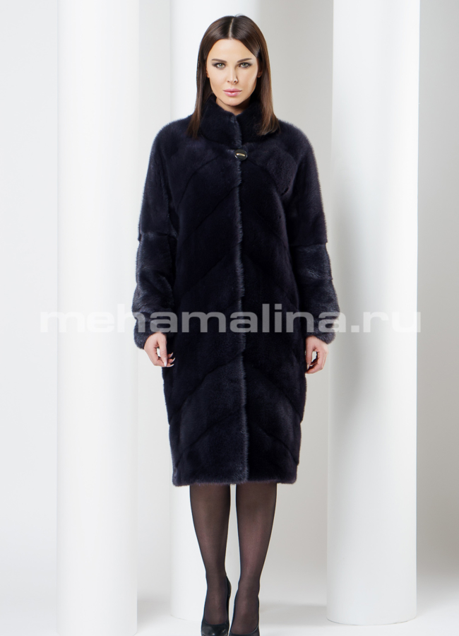 Шуба из норки  модель № S-557 в рассрочку