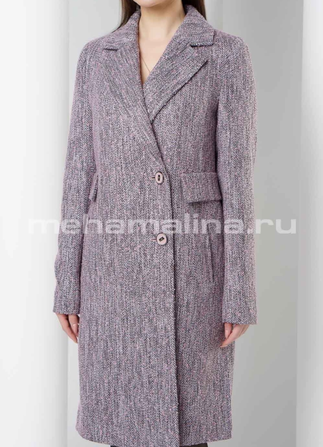 Пальто с английским воротником модель № BP-157 универмаг малина