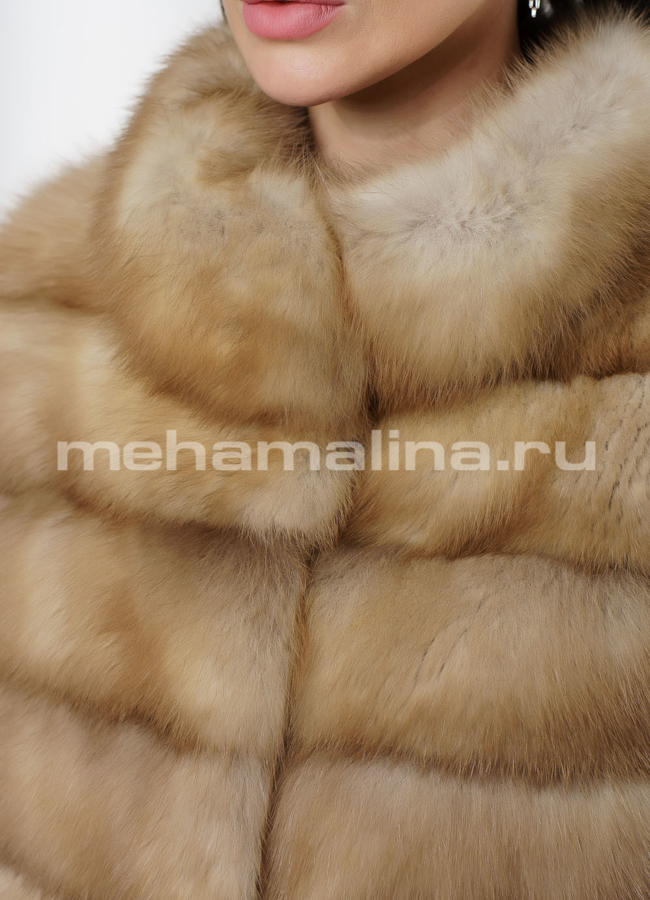 Шуба из куницы модель № S-722 универмаг малина