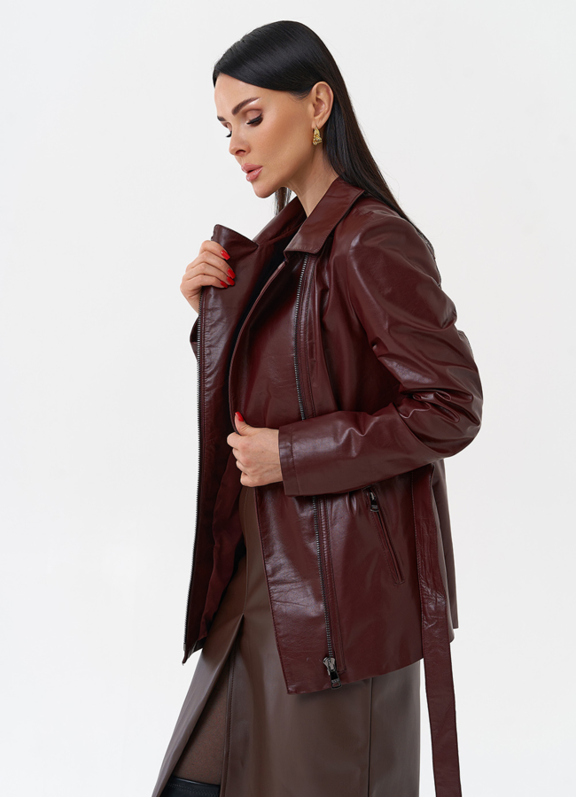 Куртка женская бордового цвета модель № 80219 универмаг малина Куртка женская бордового цвета модель № 80219 универмаг малина