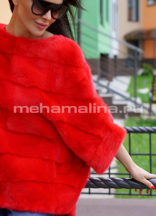 фото Худи из норки модель № S-682