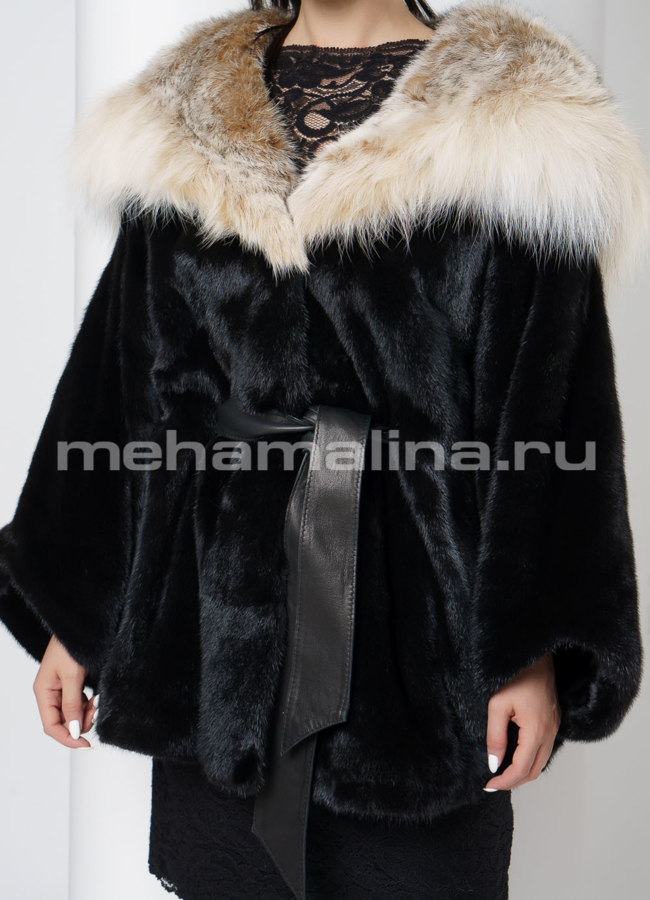 Норковая шуба модель № S-720 универмаг малина