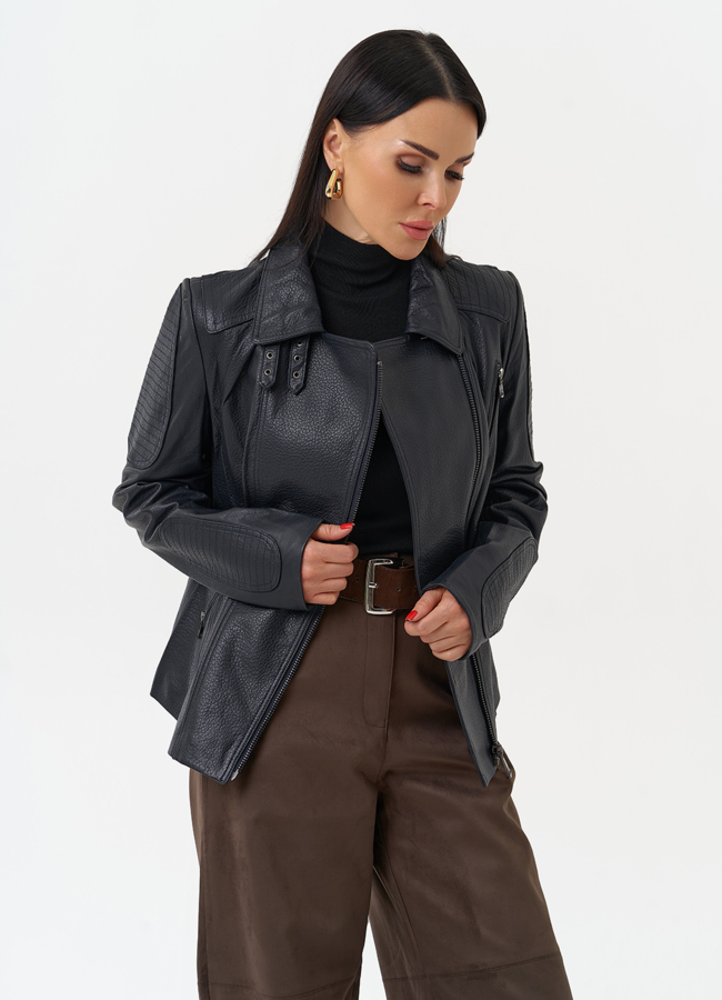 Куртка косуха из натуральной кожи модель № 10636 универмаг малина Куртка косуха из натуральной кожи модель № 10636 универмаг малина