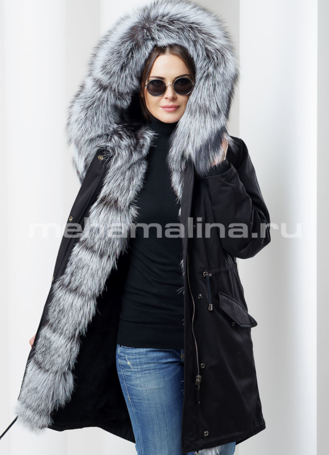 Парка на меху Malina siberian wear модель № П-88 универмаг малина