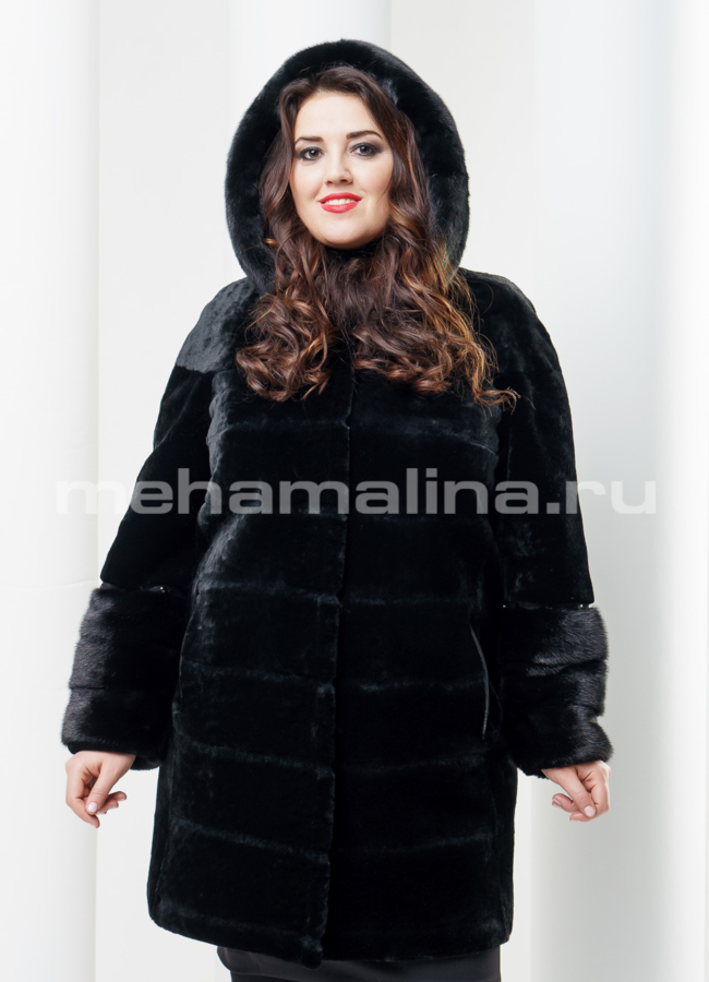 фото Шуба из мутона модель № S-385