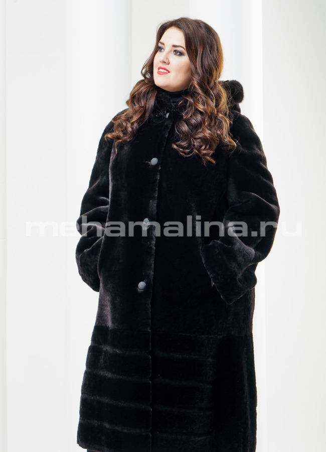 фото Шуба из мутона модель № S-389