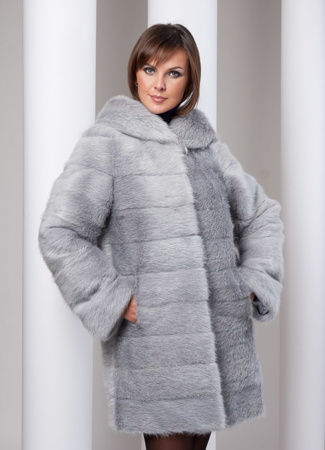 фото Шуба из нутрии модель № S-64