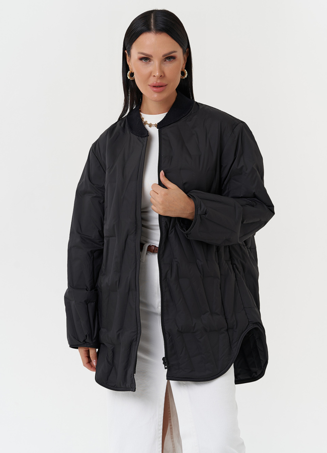 Стеганая куртка на утеплителе модель № 28821 универмаг малина