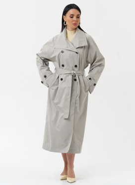 Длинный женский плащ 