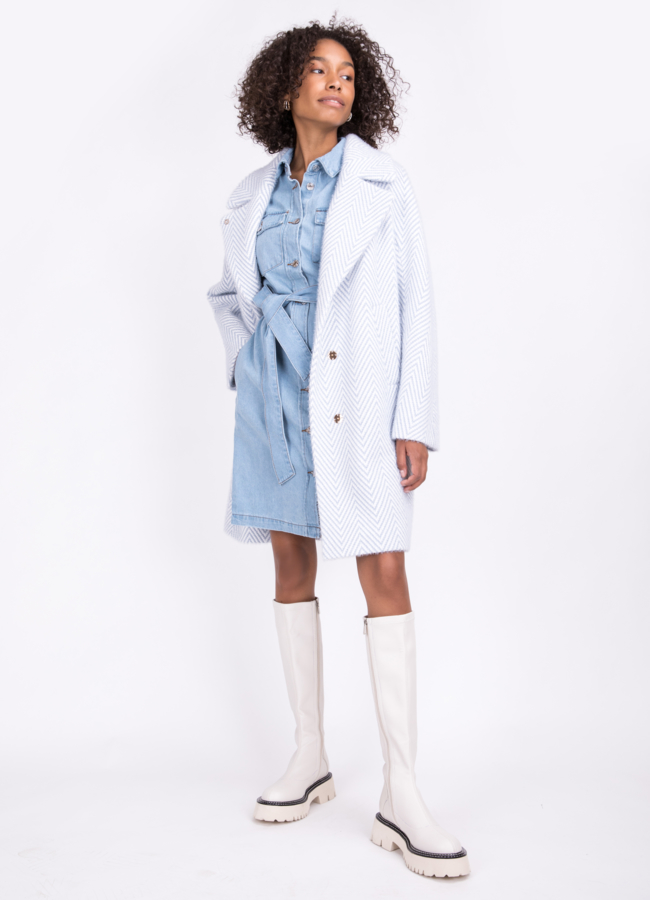 Женское полупальто Electra Style модель № 22216 универмаг малина