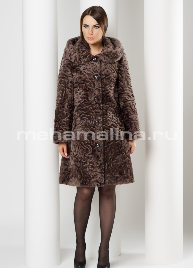 Шуба из овчины модель № S-618 в рассрочку
