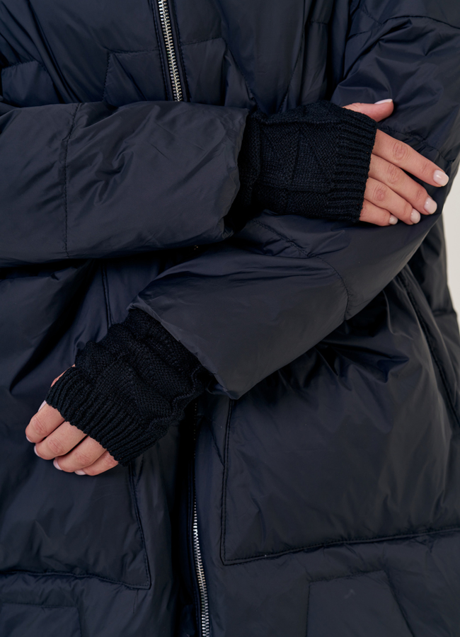 Женский пуховик оверсайз  модель № 23227 в кредит