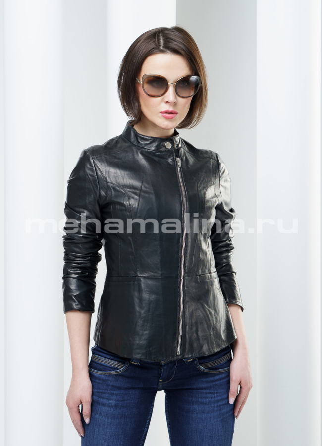 фото Женская кожаная куртка модель № K-232