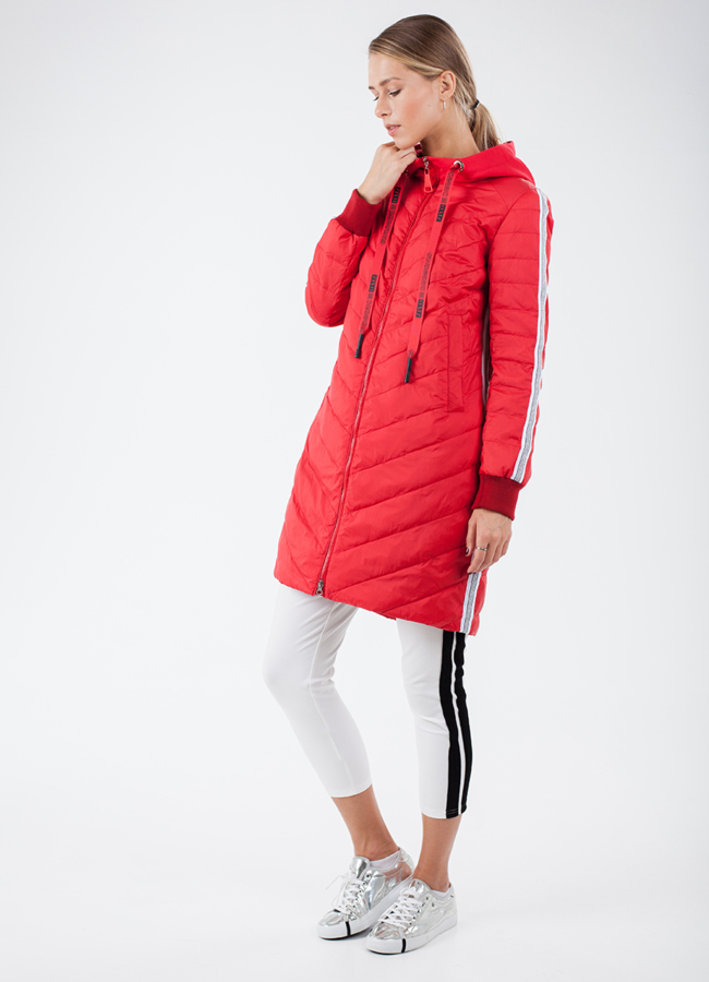 Плащ весна модель № 726 меха малина