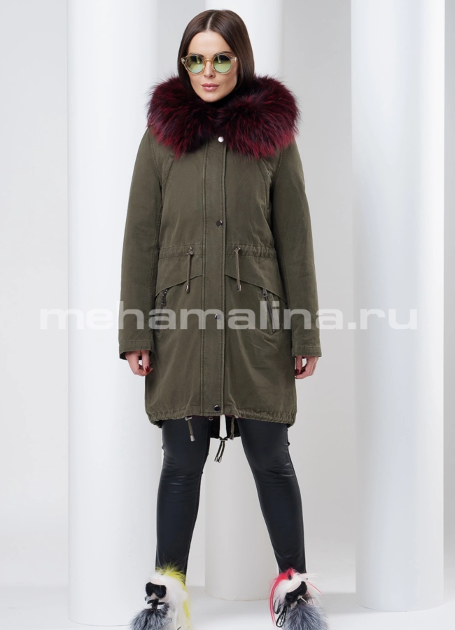 Парка женская модель № П-95 универмаг малина