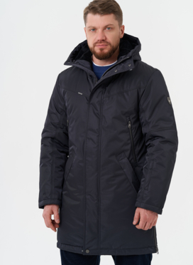 Мужской пуховик с капюшоном