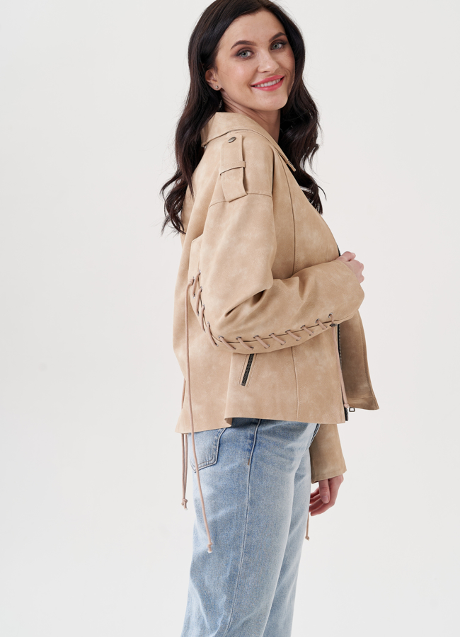 фото Женская куртка косуха из эко кожи  модель № 24447