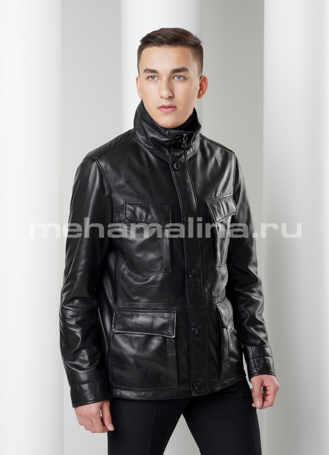 Куртка из натуральной кожи модель № KP-181 универмаг малина
