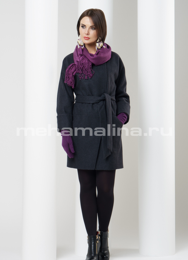 Пальто Avalon прямое  модель № 2136 универмаг малина