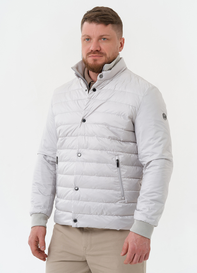 Мужская куртка серого цвета модель № 30210 универмаг малина Мужская куртка серого цвета модель № 30210 универмаг малина