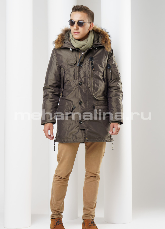 Пуховик мужской параджамперс модель № KM-10 в рассрочку