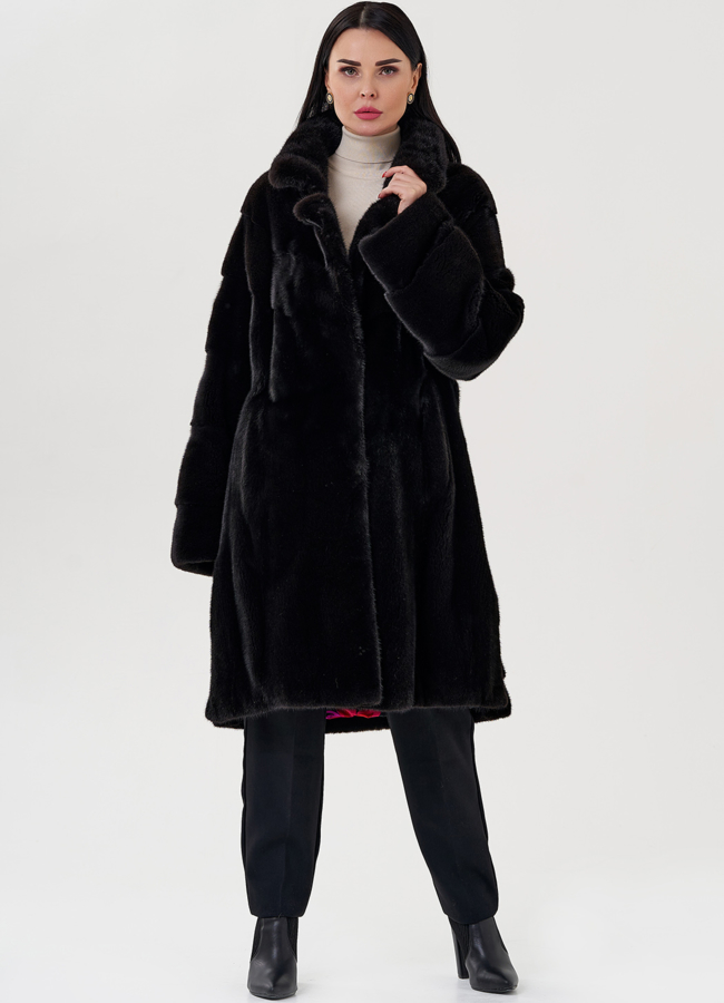 фото Шуба из греческой норки модель № S-646