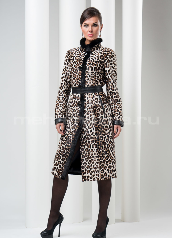 Меховое пальто Сavalino модель № K-181 универмаг малина