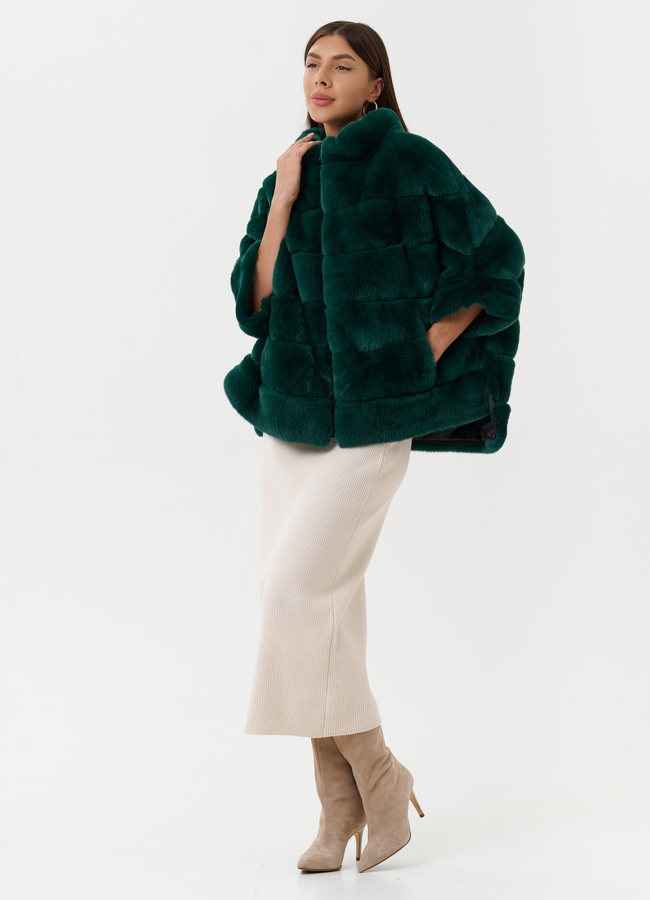 Женская шуба из меха кролика модель № 81804 в кредит