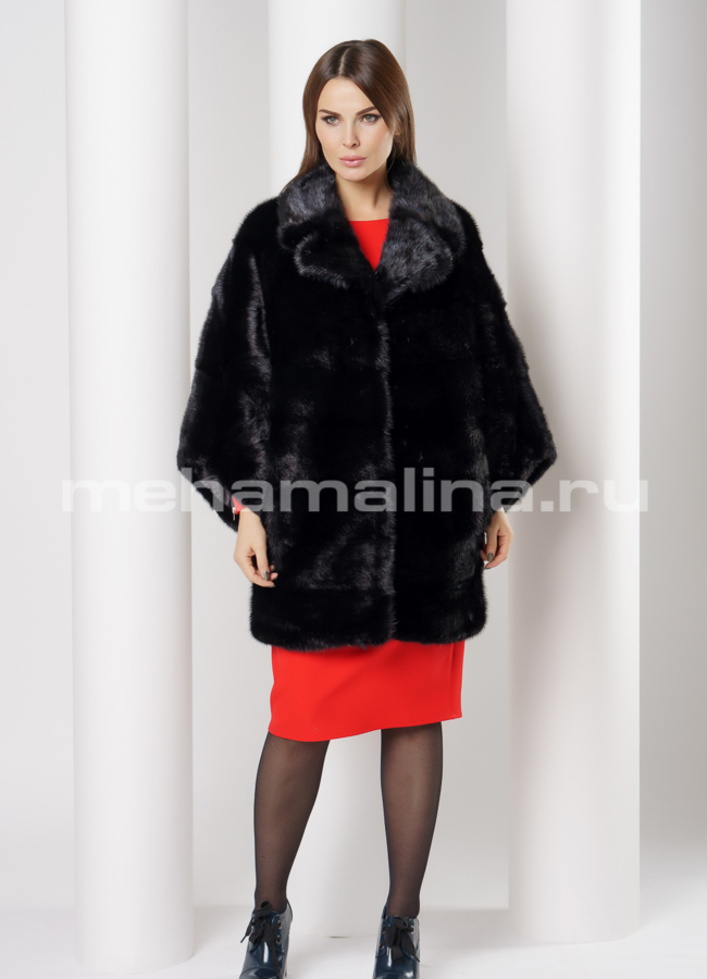 Норковая шуба модель № S-661 в рассрочку