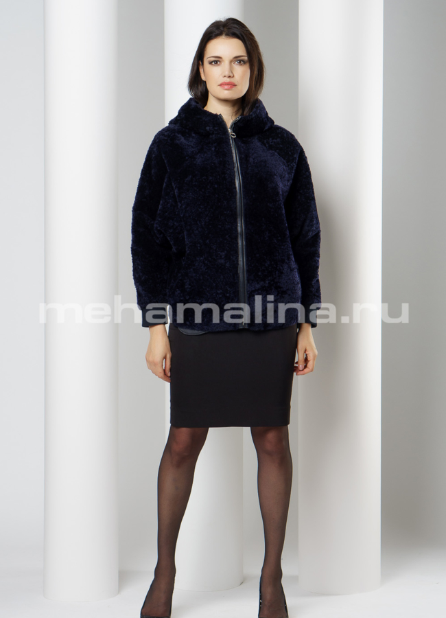 Укороченная шуба модель № D-209 в рассрочку