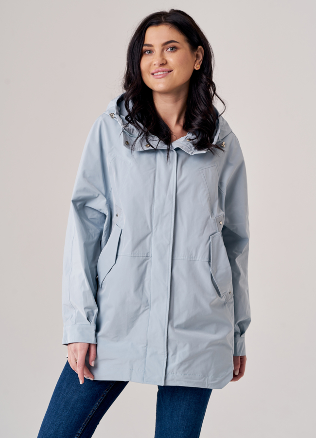 Ветровка женская голубого цвета модель № T4F W9638 универмаг малина