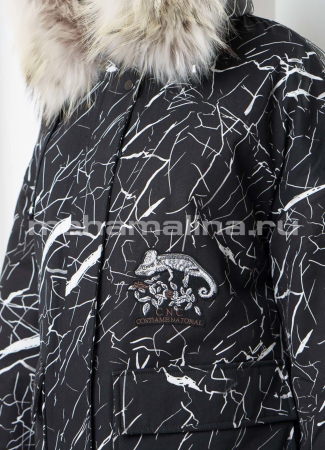 Парка меховая  модель № П-169 универмаг малина