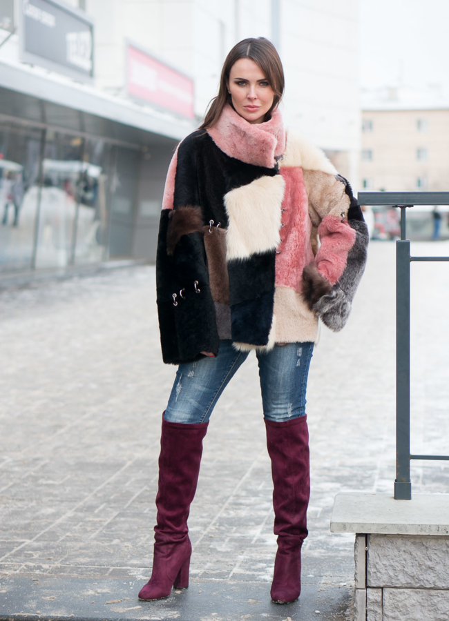 Дубленка Oksa модель № 7453 в кредит