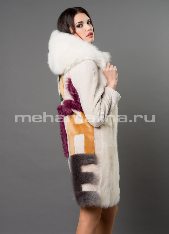 Дубленка Emilia Rinzi модель № 1411-85 универмаг малина