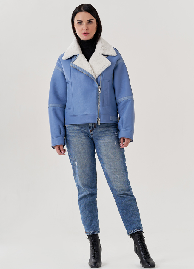 фото Женская дубленка косуха  модель № 79591