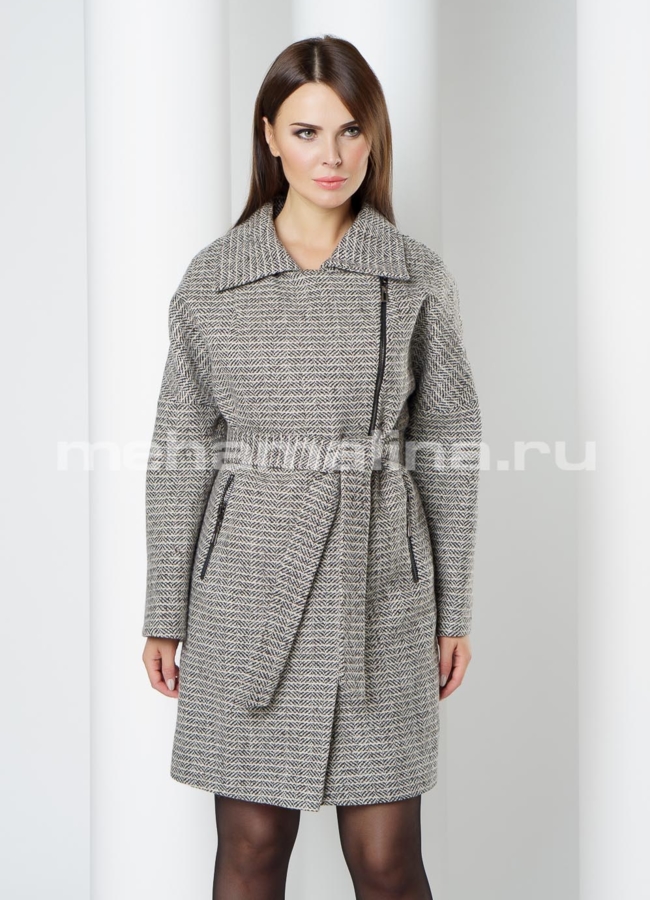 фото Пальто Aurora на молнии  модель № 409/1