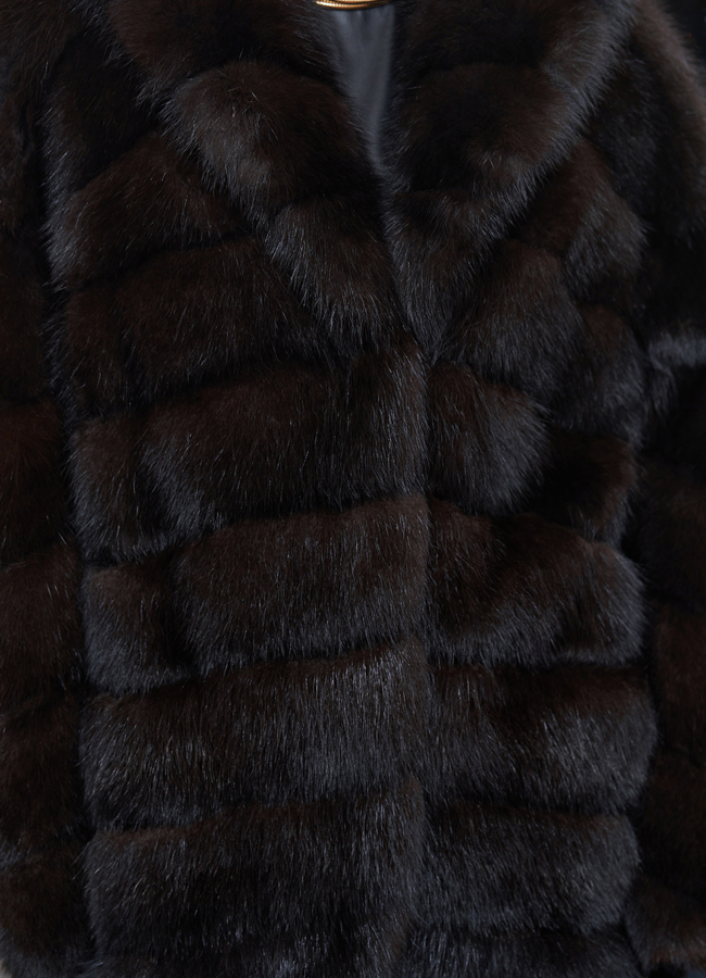 Шуба из куницы  модель № 24638 универмаг малина