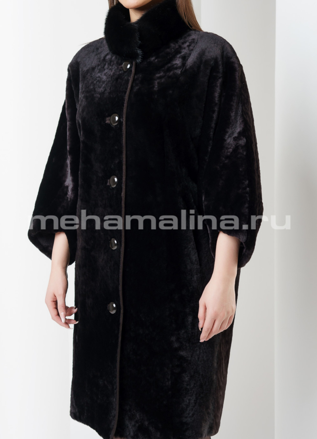 Шуба из мутона модель № S-558 универмаг малина