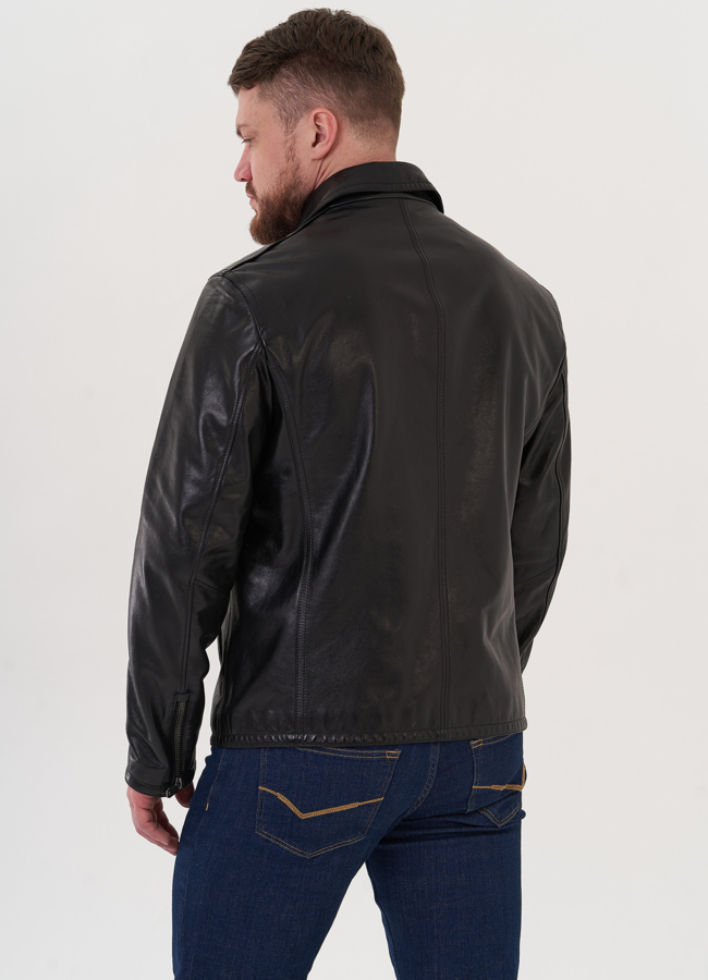 Мужская кожаная куртка  Мужская кожаная куртка